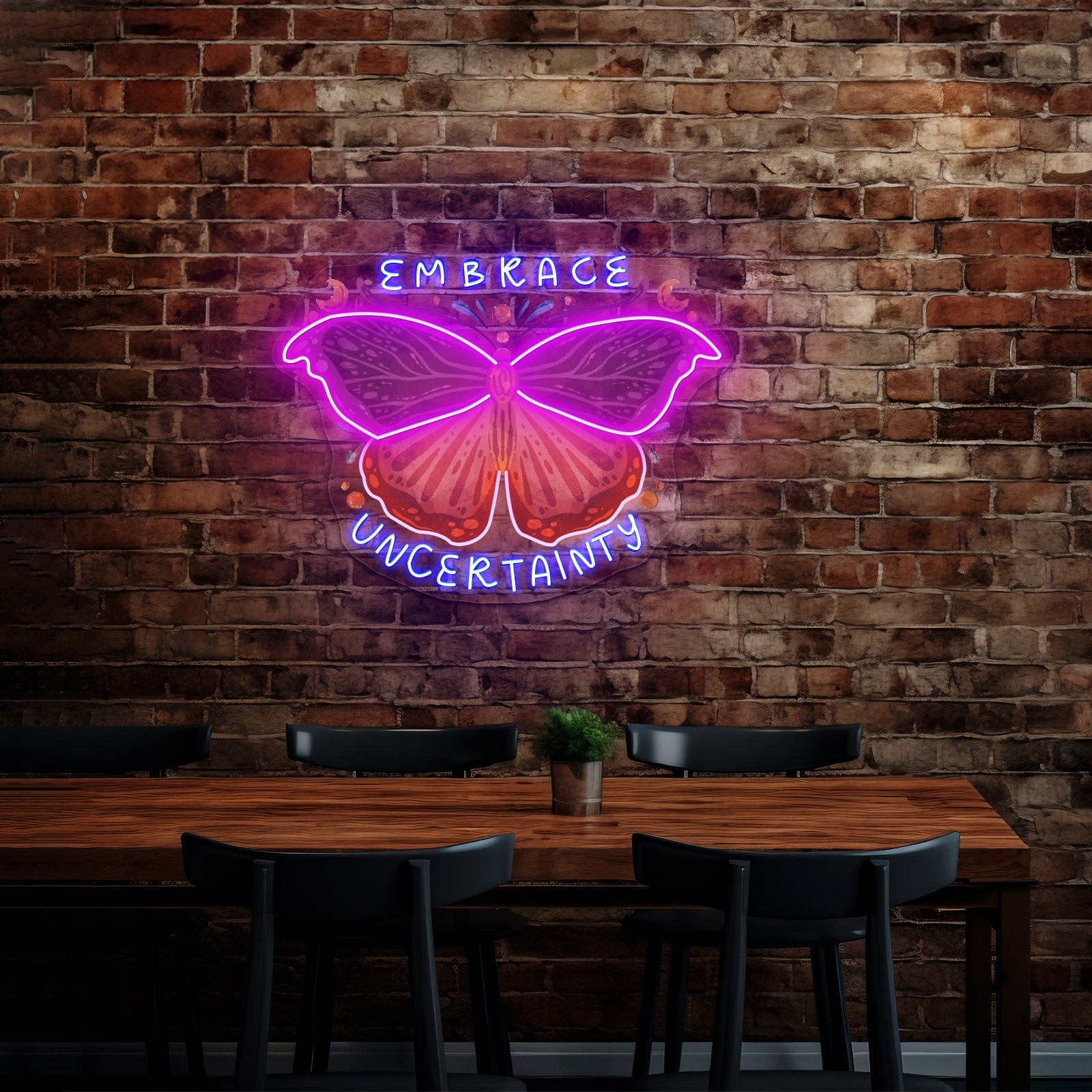 Embrace Uncertainty Neon Signs Led Neon Light - Shineneon