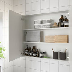 Ikea ENHET - Wall cb w 2 shlvs/doors, white, 80x17x75 cm