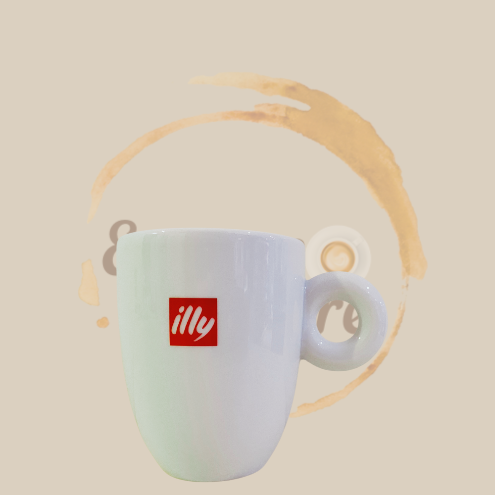illy Logo Mug Tasse 300 ml - 6 Stück Espresso Furore
