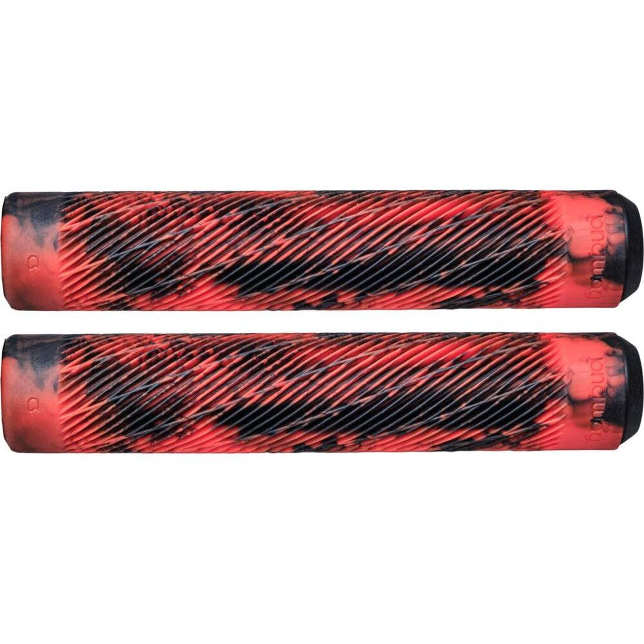 Longway Twister Gripy do hulajnogi wyczynowej - Marble Red- ScootWorld