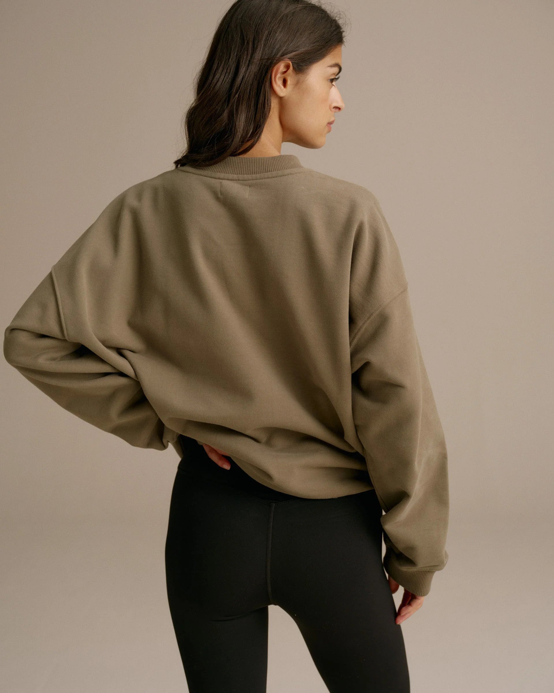 AS Oversized Sweatshirt - Olive Green