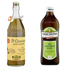 Farchioni Il casolare grezzo naturale Extra nativ Natives Olivenöl olio oliva 5x1l Original italienisch Feinkost