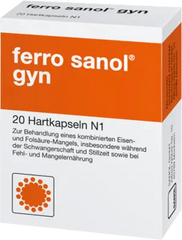 FERRO SANOL gyn, iron (II) sulfate, folic acid UK