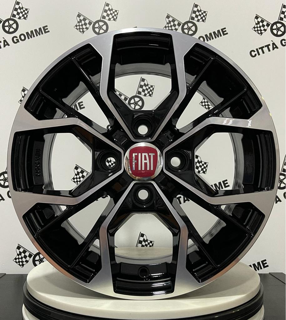 Set da 4 Cerchi in lega Matisse per Fiat Panda 500 Fiorino Idea Bravo Stilo *