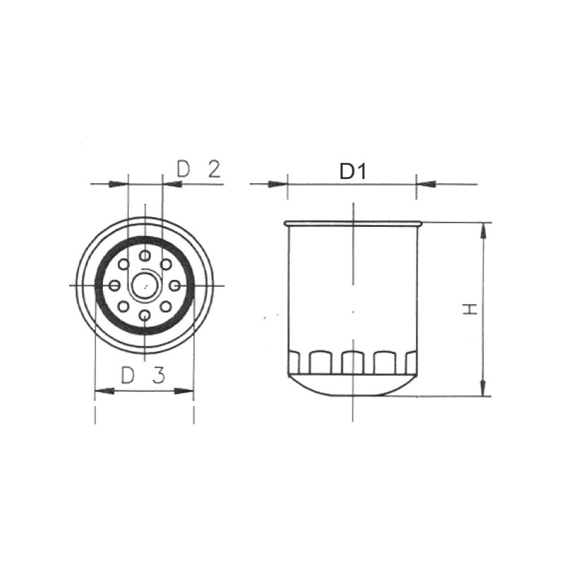 FILTRO GASOLIO BMV BUKH - 2020564 - FORNITURE NAUTICHE ITALIANE