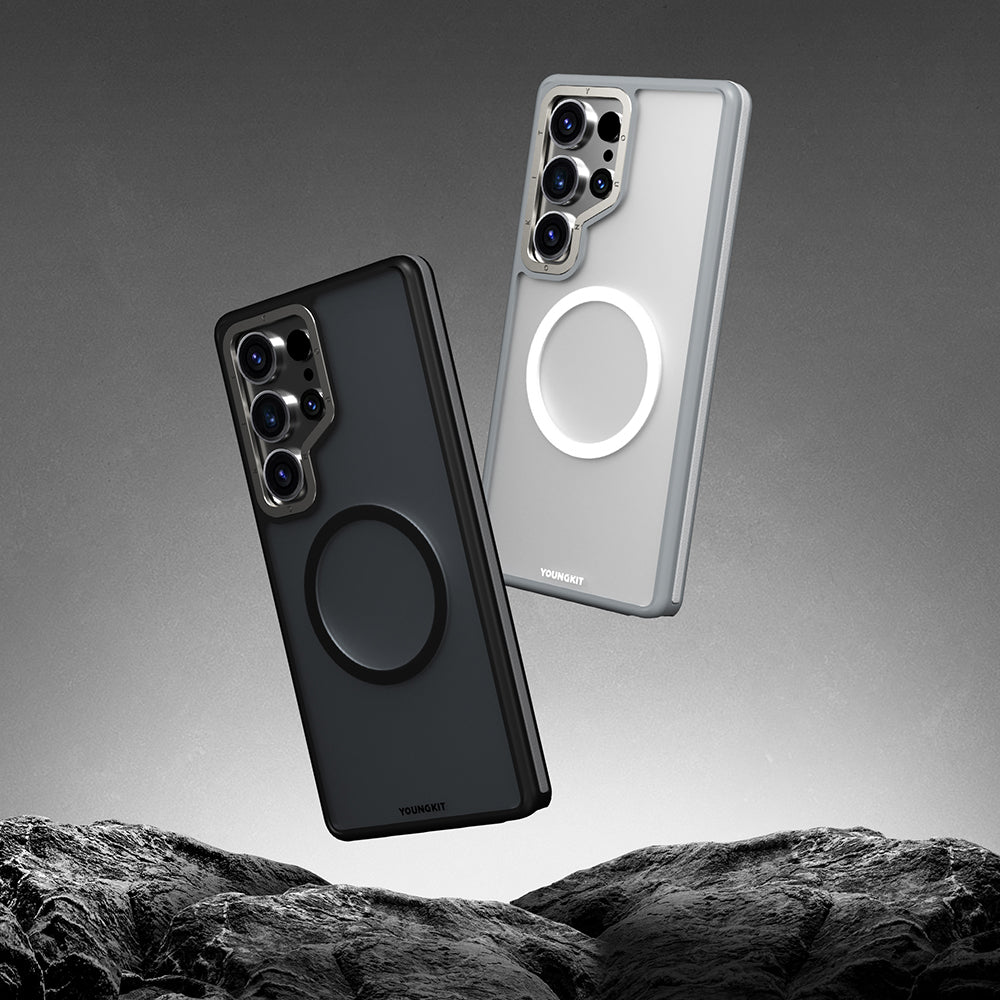 Youngkit Rock Sand Serisi Galaxy S25 Ultra Magsafe Şarj Özellikli Telefon Kılıfı-11