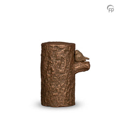 Keramische urn bronskleur Levensboom | UGK087A