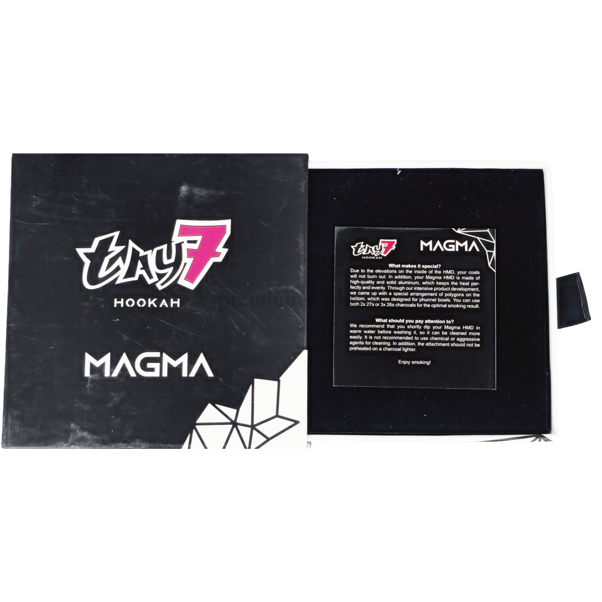 Gestor de calor Magma Hookah K-lu Plateado ≤ 27mm - Detalle 2 - Premium Shisha