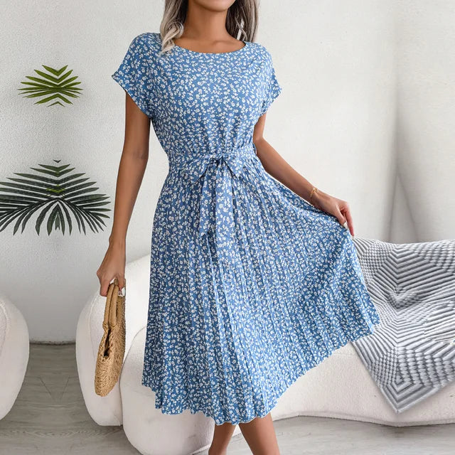 Geplissenes Sommerkleid