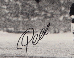 Pele signed Brazil Bicycle Kick 16”x20” photo