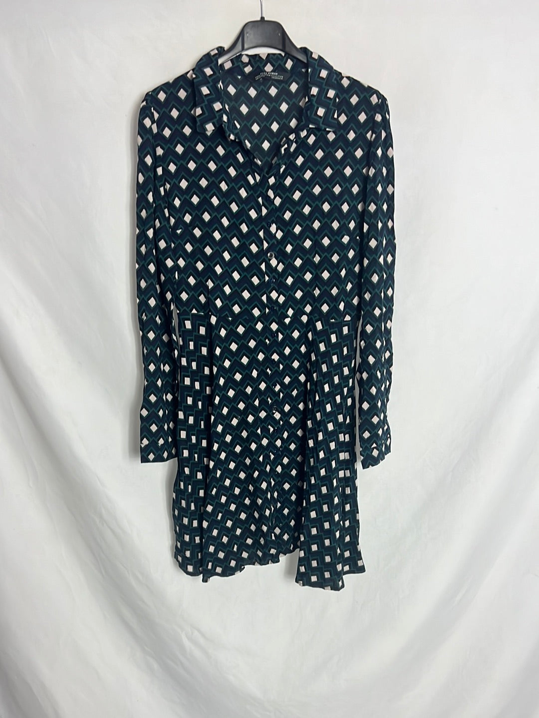 ZARA. Short geometric print dress. TM