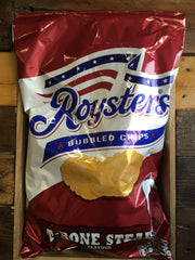 24x Roysters T-Bone Steak Crisps (4x 6 Packs x21g)