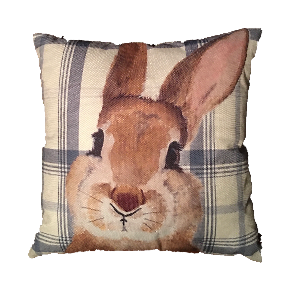Blue Plaid Bunny