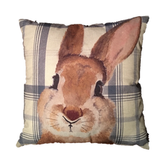 Blue Plaid Bunny