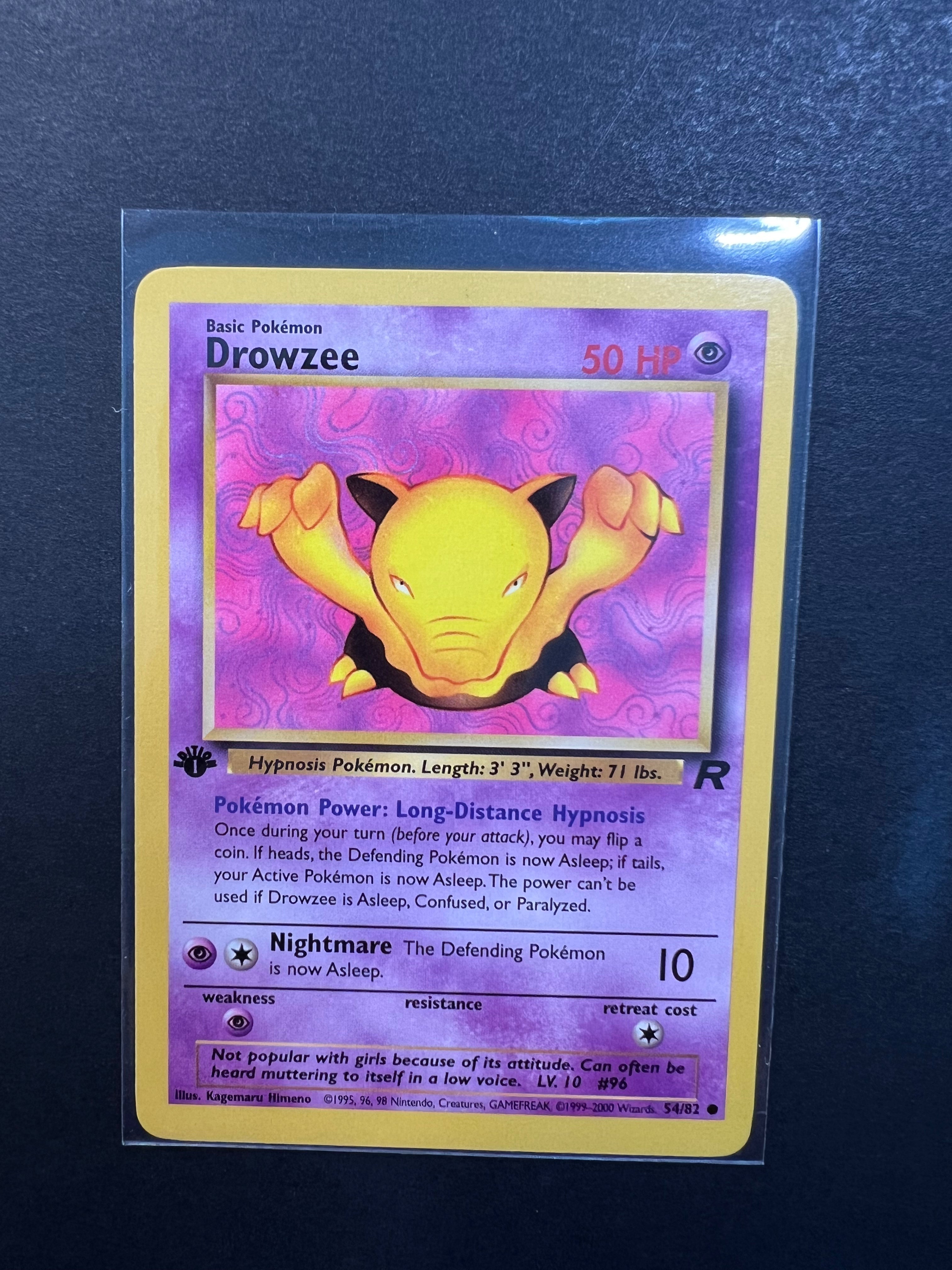 Drowzee 1st Edition - 54/82 Non-Holo - Team Rocket