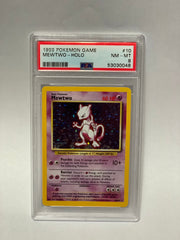 1999 Pokémon Mewtwo Base Set Unlimited Holo #10 PSA 8 NM-MT