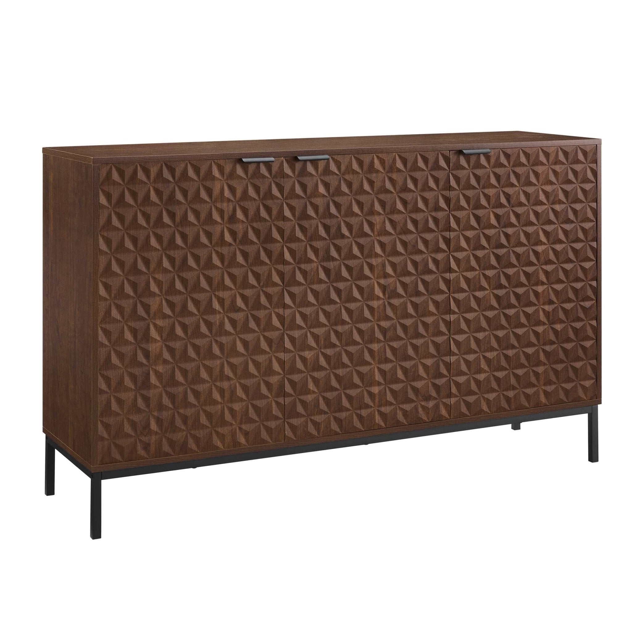 Isabella 3 Door Sideboard - Walnut - DUSK