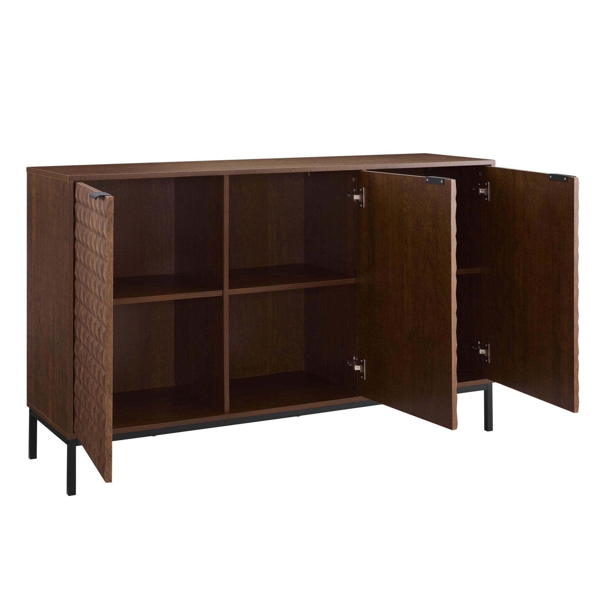 Isabella 3 Door Sideboard - Walnut - DUSK