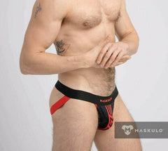 Jockstrap MASKULO Printed Mesh Jock Elastic Extra Comfort JS074-10 28 - SexyMenUnderwear.com