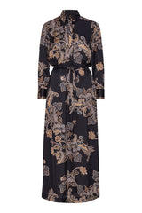 Karmamia - Nakita Maxi Dress - Pearson Paisley Blue Kjoler