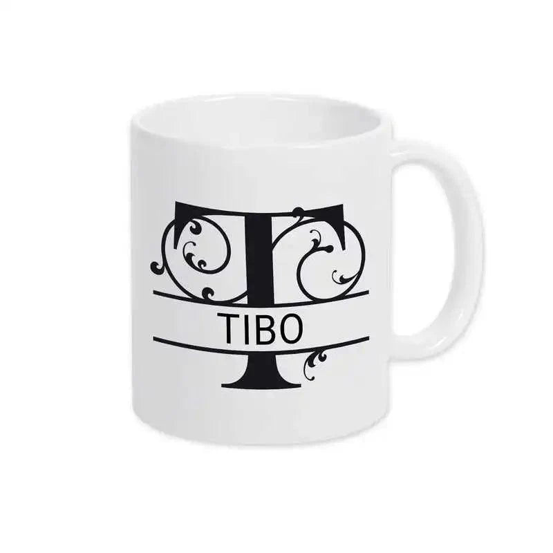 Keramik Tasse mit Namen | Motiv 1 | Tibo - Druckerino