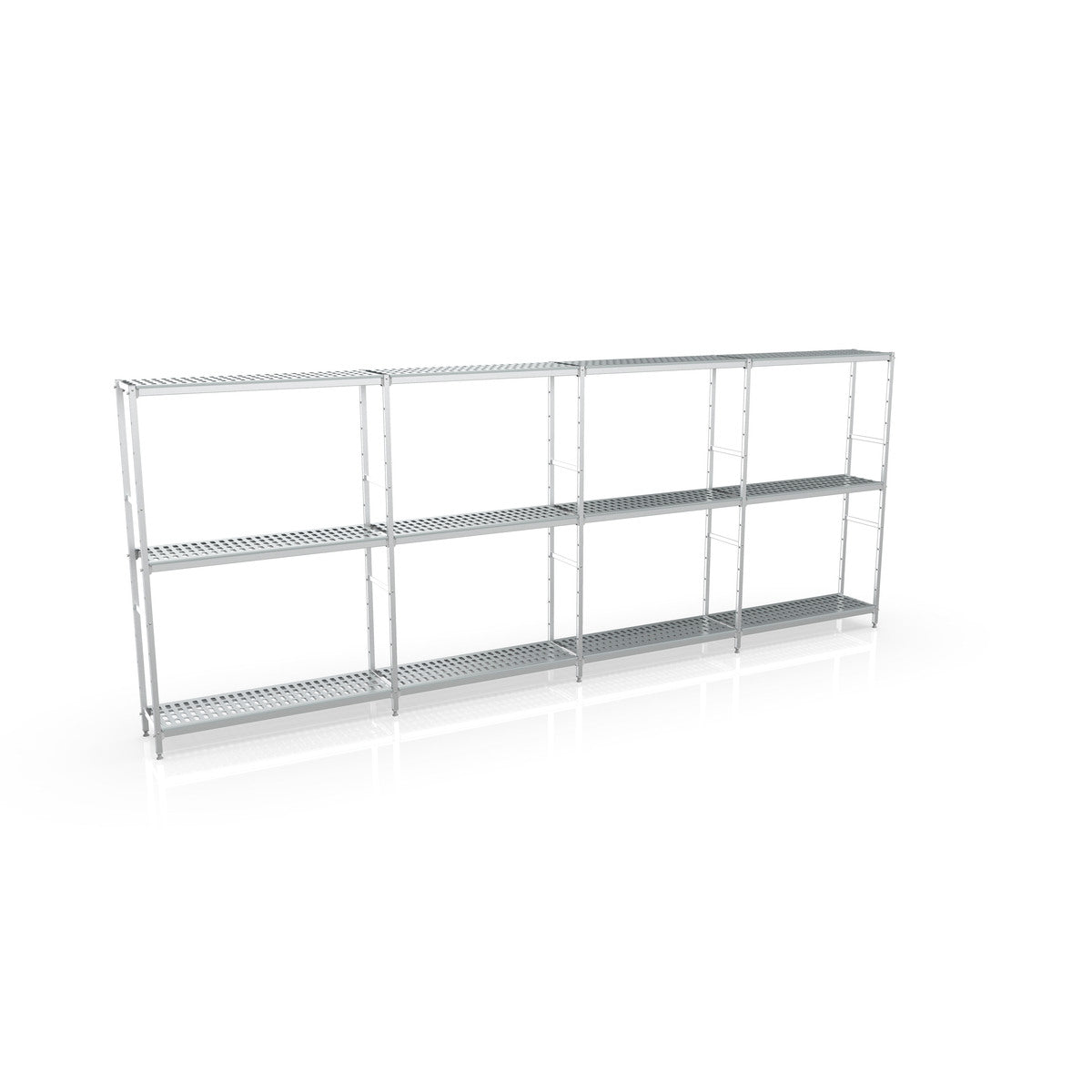 Rayonnage linéaire 5395x1670x400 3 niv - L168 - CODIGEL