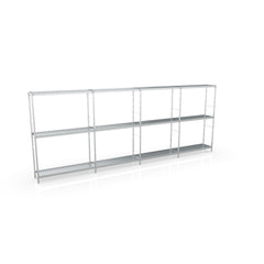 Rayonnage linéaire 5395x1670x400 3 niv - L168 - CODIGEL