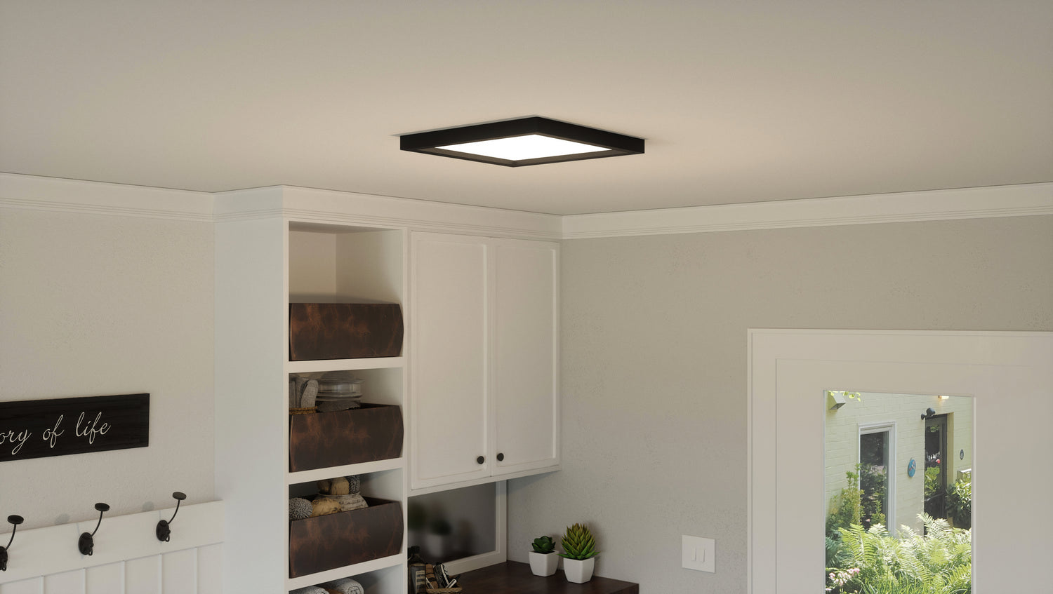 Outskirts LED Flush Mount-Flush Mounts-Quoizel-Lighting Design Store
