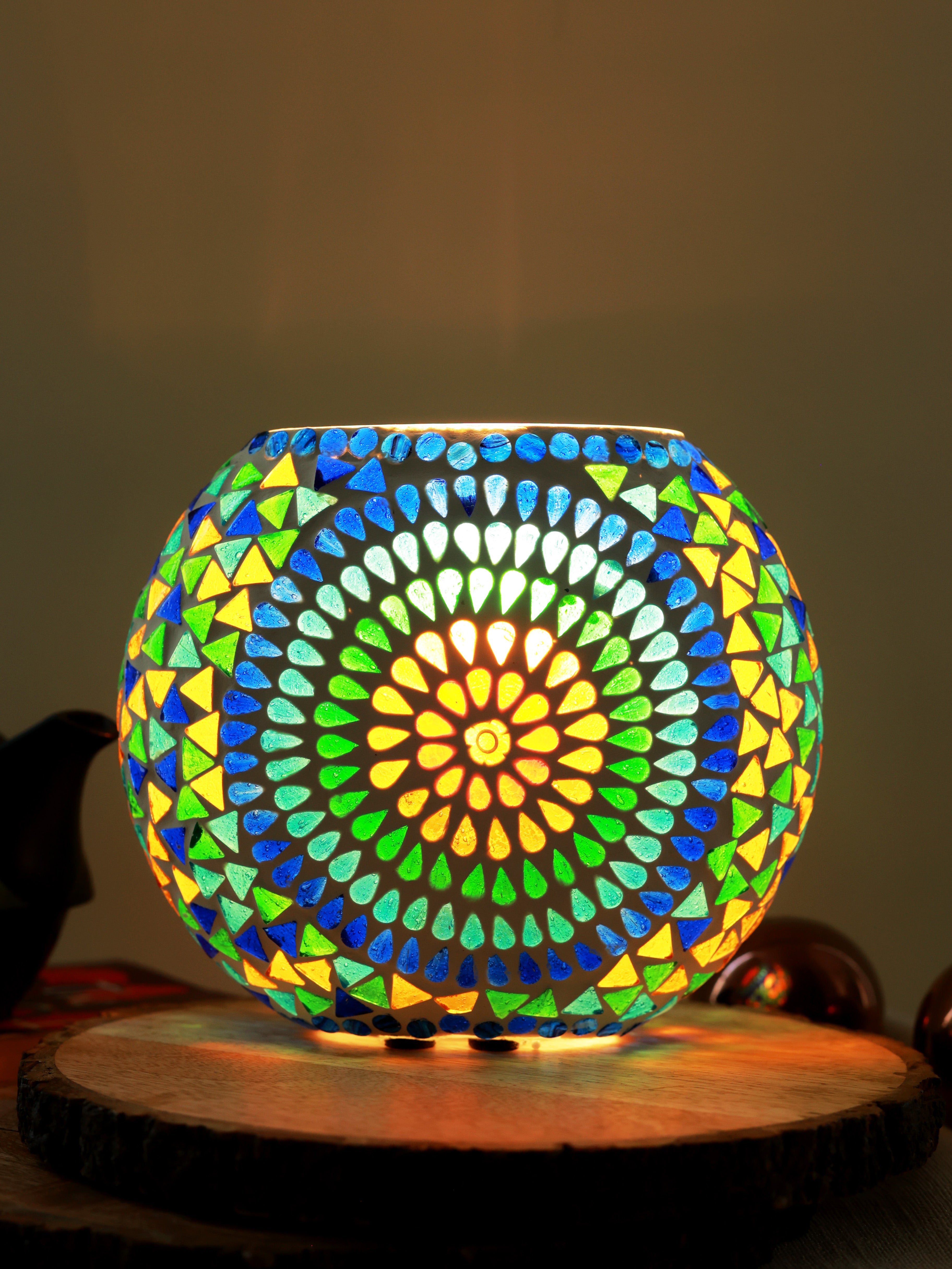 Moroccan Bloom Mosaic Lamp