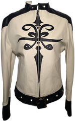 Leather Biker Jacket by Eriche Trillium