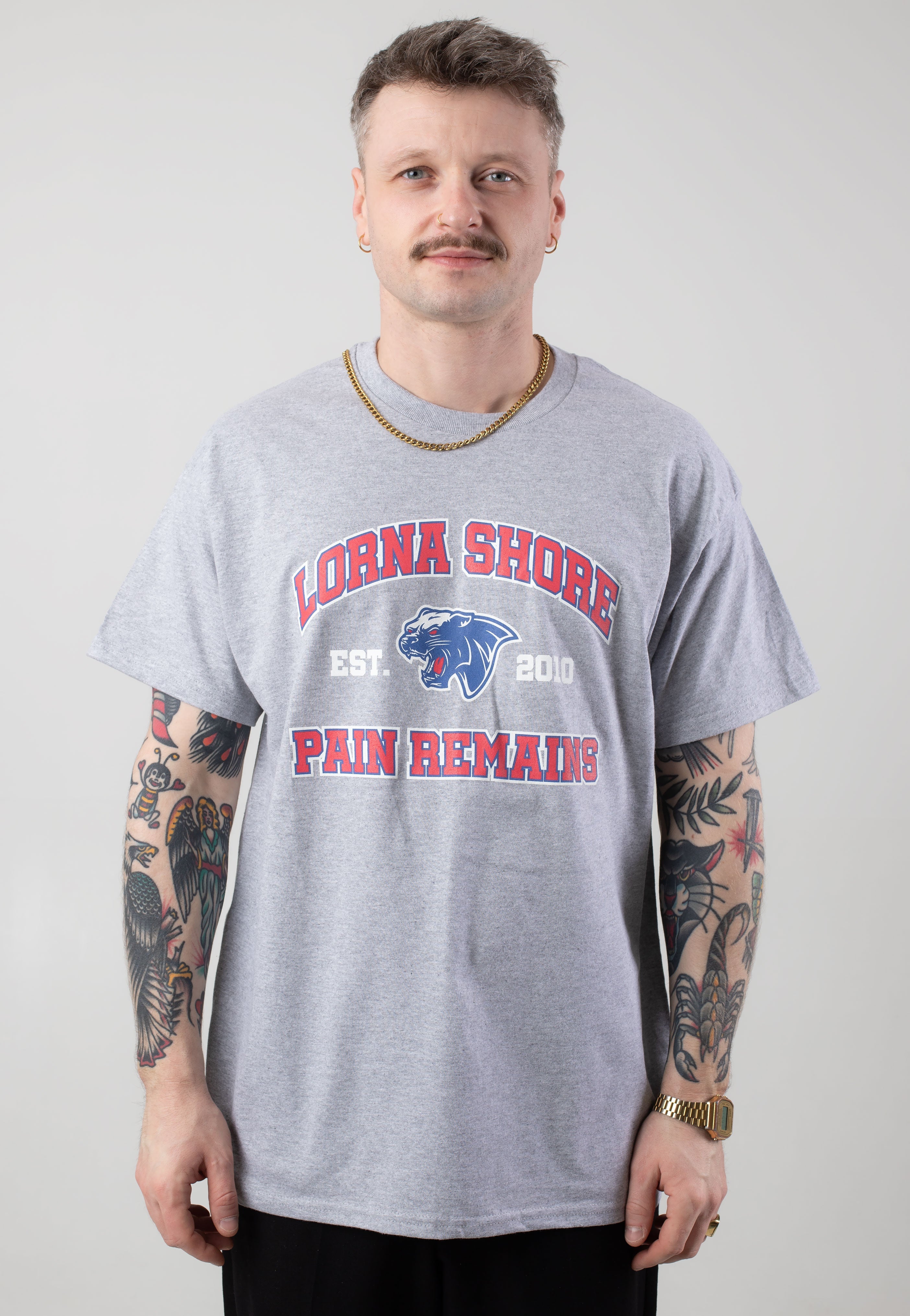 Lorna Shore - Varsity Sportsgrey - T-Shirt | Men-Image