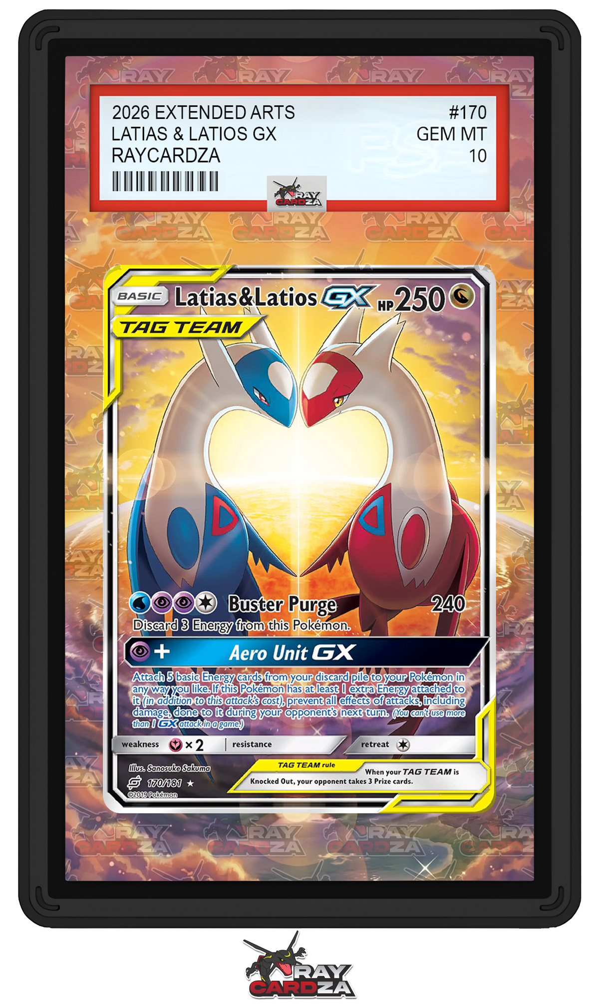 Latias & Latios GX #170 EXTENDED ART