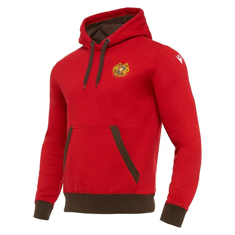 Macron 2021-22 Armenia Customized Hoody - Red