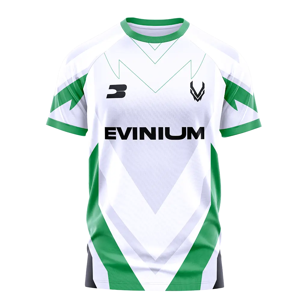 Le maillot avant blanc de eviniuM