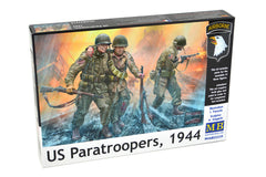 Master Box LTD 1/35 Box US Paratroopers w/Rifles 1944 (x3) Plastic Model Kit