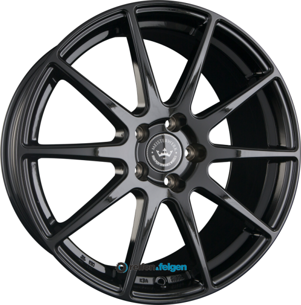 MEISTERWERK WHEELS MW03 8.5x19 ET45 5x112 NB66.6 Black