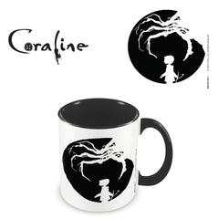 Coraline (Moon Tree) 11oz/315ml Coloured Inner and Handle Ceramic Mug