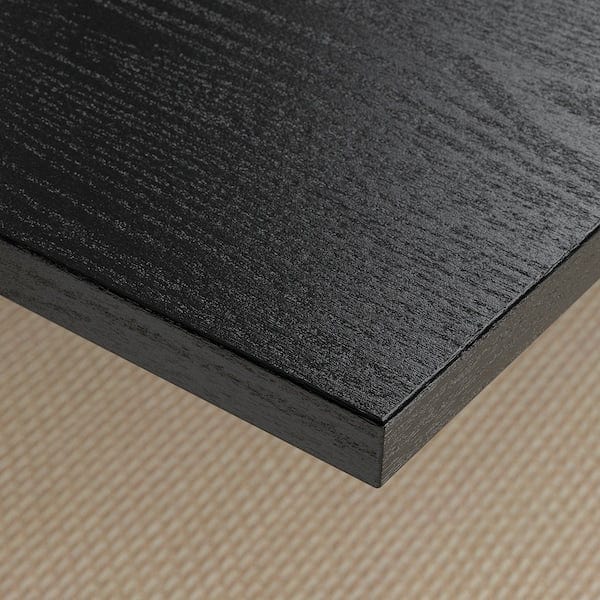 Ikea MITTZON - Desk, ash veneer/black/white, 160x60 cm