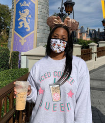 Monogrammed 'Iced Coffee Queen' Crewneck Sweatshirt - United Monograms