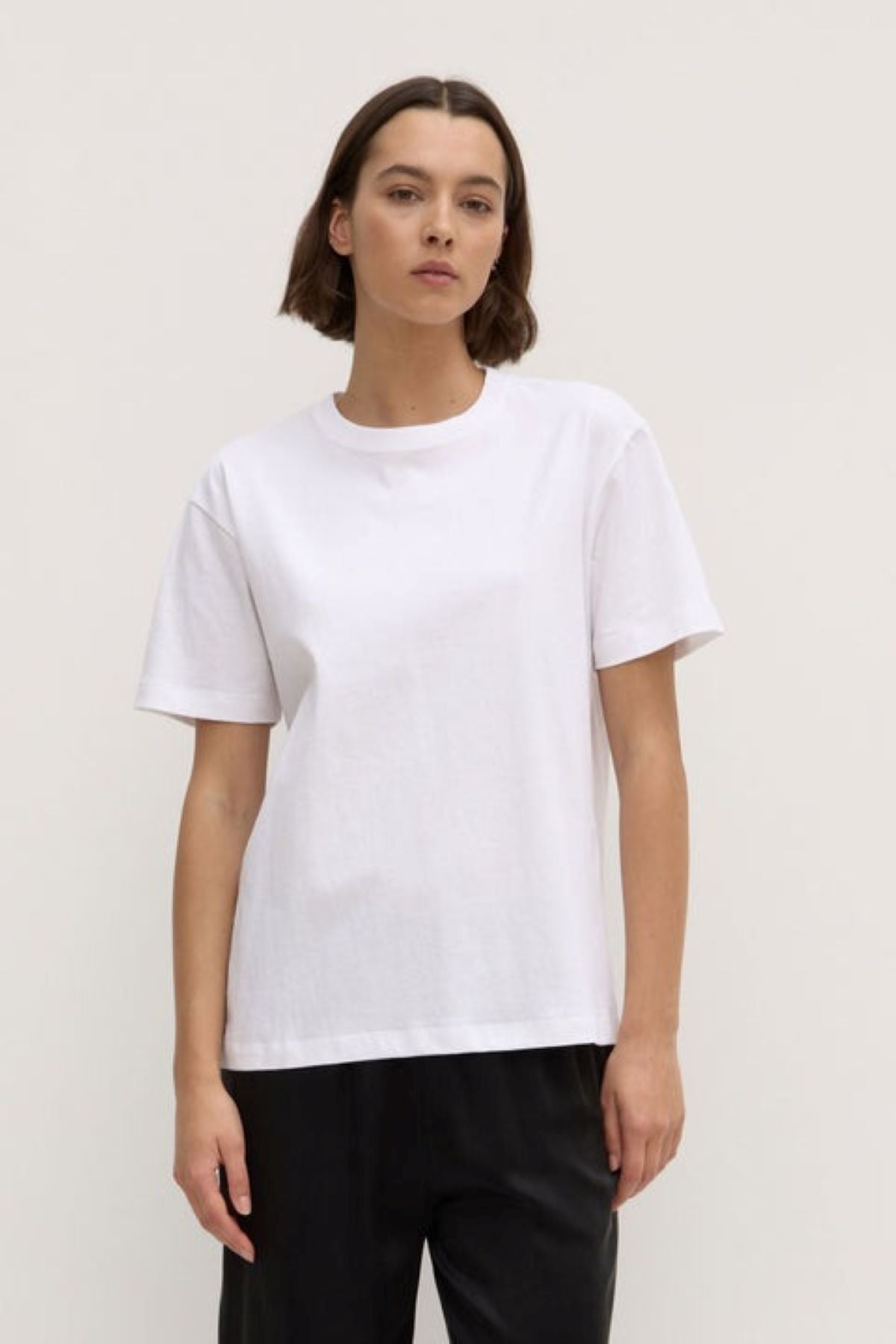 Assembly Label Organic Base Tee - White Apparel > Women > Clothing > Tops > Tees > Basic Tees > Assembly Label Hyde Boutique