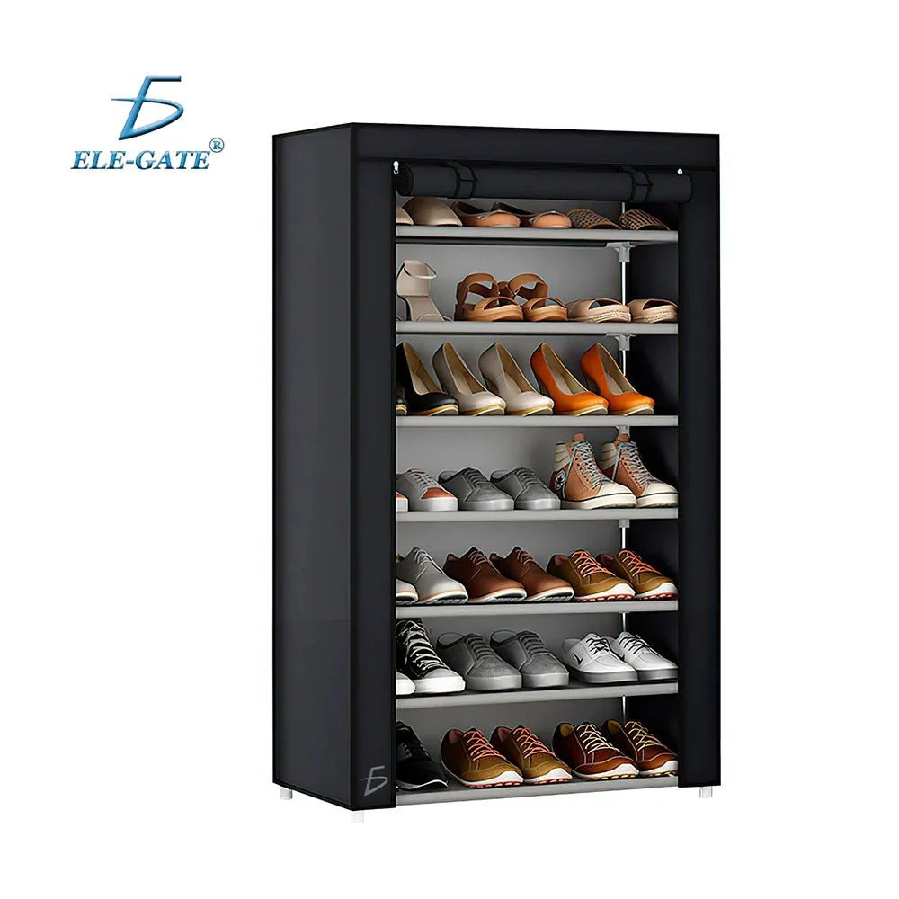 Organizador zapatero con 6 niveles, funda antipolvo y cierre frontal - hog.135.8 - Mishop Mexico