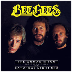 BEE GEES - THE WOMAN IN YOU/SATURDAY NIGHT MIX | 12" MAXI SINGLE VINILO USADO