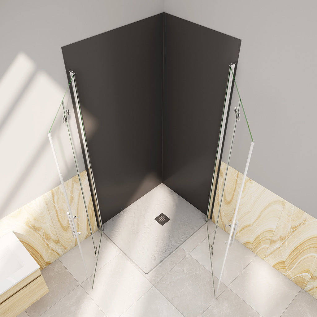 ozean 120x120 Falttür Eckeinstieg cm für badezimmer