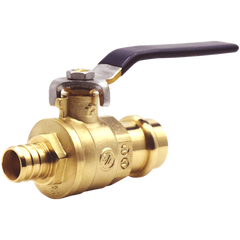 Legend P-2006NL No Lead DZR Brass Press x PEX Ball Valve (Full Port)