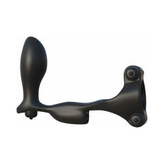 Pipedream Fantasy C-Ringz Ultimate Ass-Gasm Vibrating Silicone Cockring With Anal Plug Black3