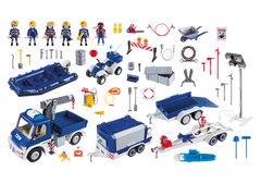 Playmobil 9880 City Action THW-Großeinsatz - plegobil