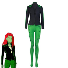 BuyPoison Ivy Cosplay Costume Harley Quinn Outfits Halloween Carnival Dress Up Suit Outfit For Women Now Cheaper With 3 - 5 Days Ship - PajamasBuy