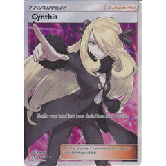 Pokemon SM-5 Ultra Prism Trainer Card: Cynthia 148/156 Full Art Ultra Rare Holo