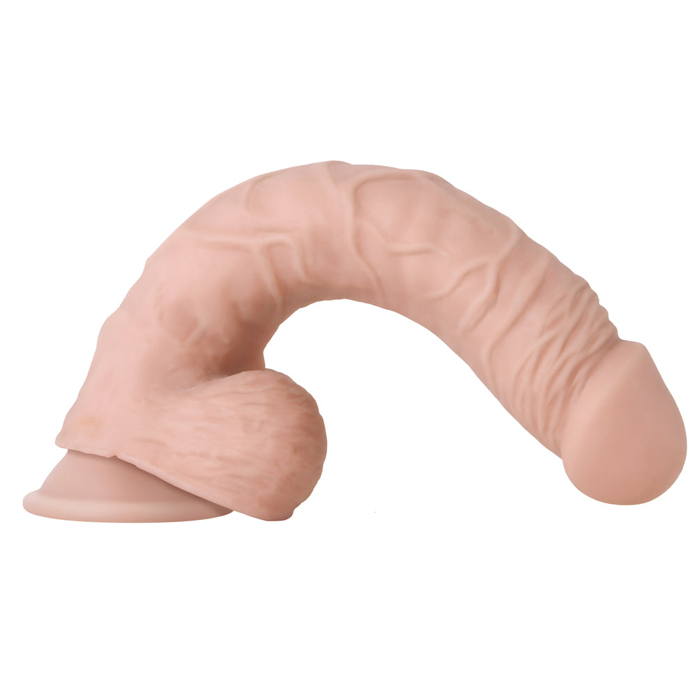 Adam & Eve - Adam's Poseable True Feel Cock - 8.5" insertable bendy dildo holds any position you like, with balls and suction cup base. (7)