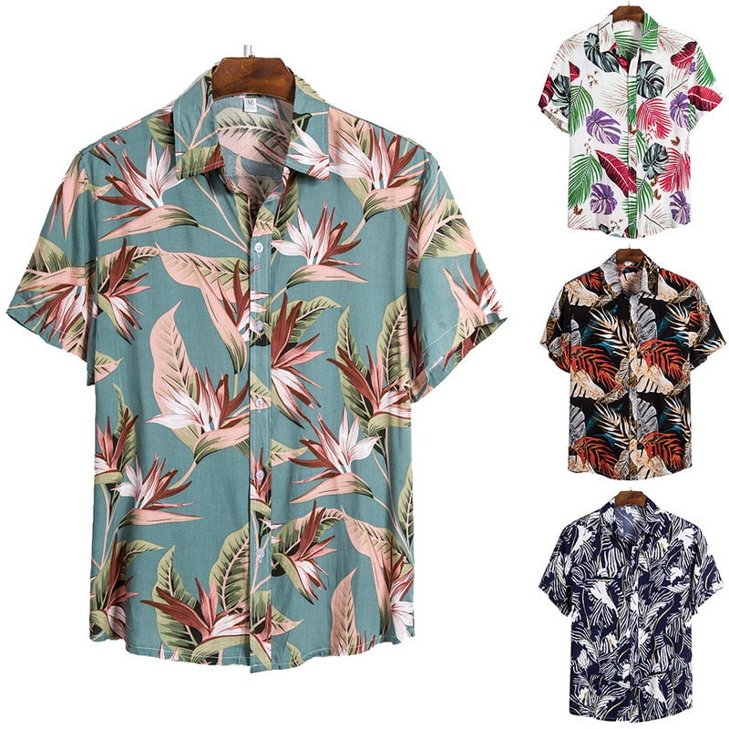 Men's Shirts Hawa?? Button Wild Blouses